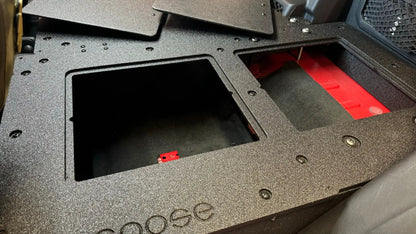Jeep Gladiator 2019-Present JT 4 Door - Second Row Seat Delete Plate System - High Platform by Goose Gear