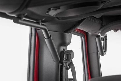 Asideros | Acero | Delanteros y Traseros | Negros | Jeep Wrangler JK/Wrangler Unlimited (07-18)