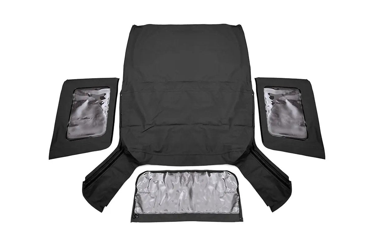 Rough Country Soft Top | Replacement | Black | 2 Door | Jeep Wrangler JK 4WD (2007-2009) by Rough Country