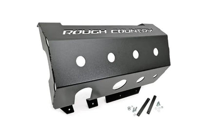 Rough Country Muffler Skid Plate | Jeep Wrangler JK/Wrangler Unlimited (2007-2018) by Rough Country