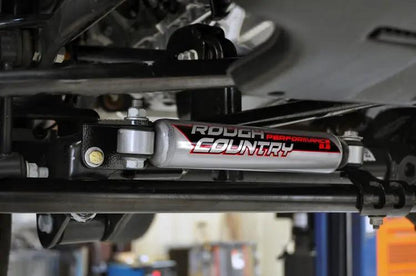 Rough Country Steering Stabilizer Relocation Bracket | Jeep Wrangler JK/Wrangler Unlimited (07-18) by Rough Country