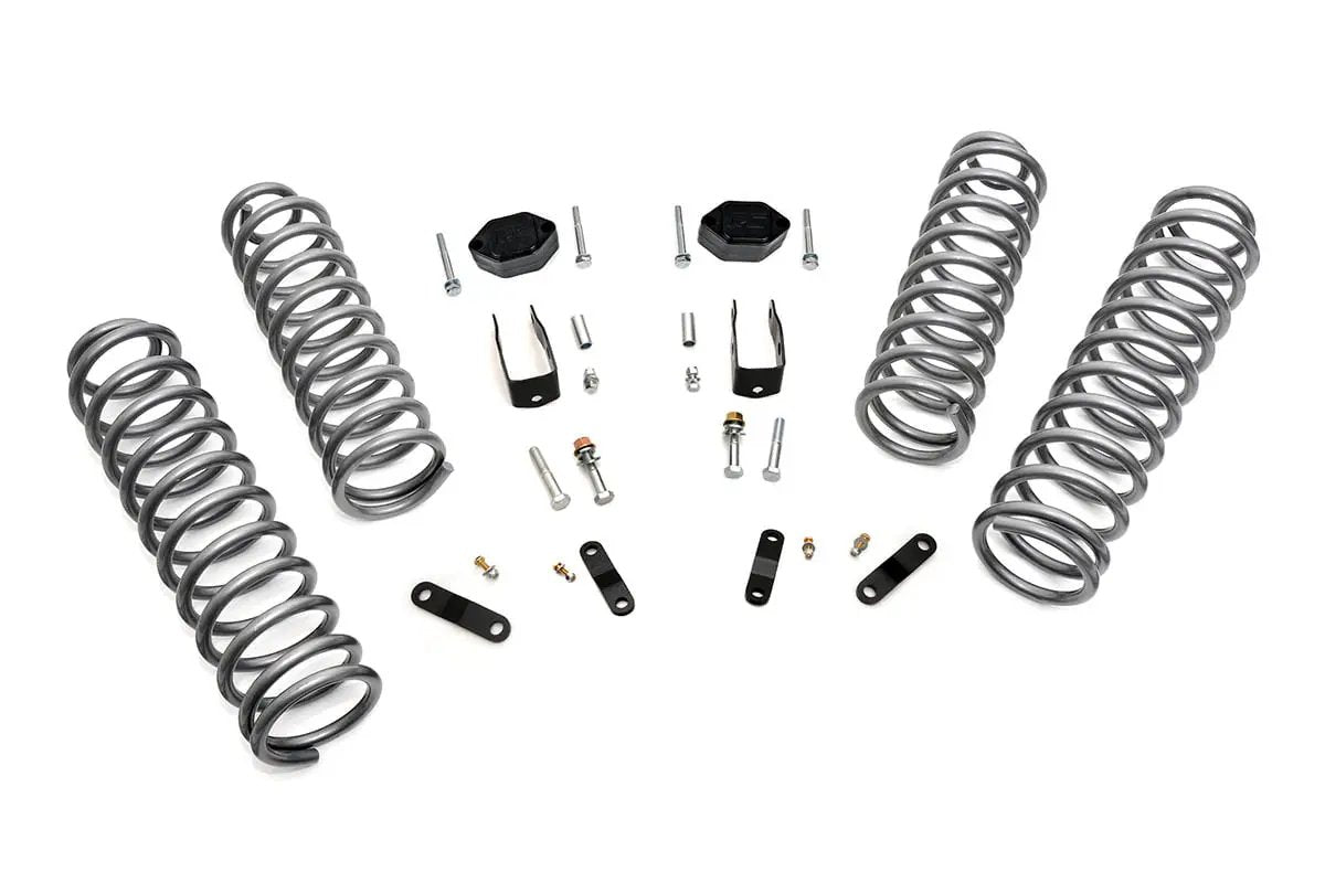 Rough Country 2.5 Inch Lift Kit | Coils | No Shocks | Jeep Wrangler JK 4WD (2007-2018) by Rough Country