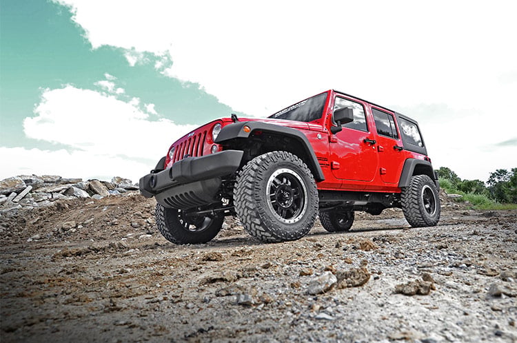 Rough Country 2.5 Inch Lift Kit | Spacers | Jeep Wrangler JK/Wrangler Unlimited (2007-2018) by Rough Country