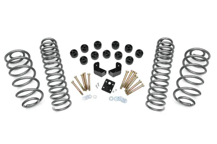Rough Country 3.75 Inch Lift Kit | Combo | 6 Cyl | Jeep Wrangler TJ (97-06)/Wrangler Unlimited (04-06) by Rough Country