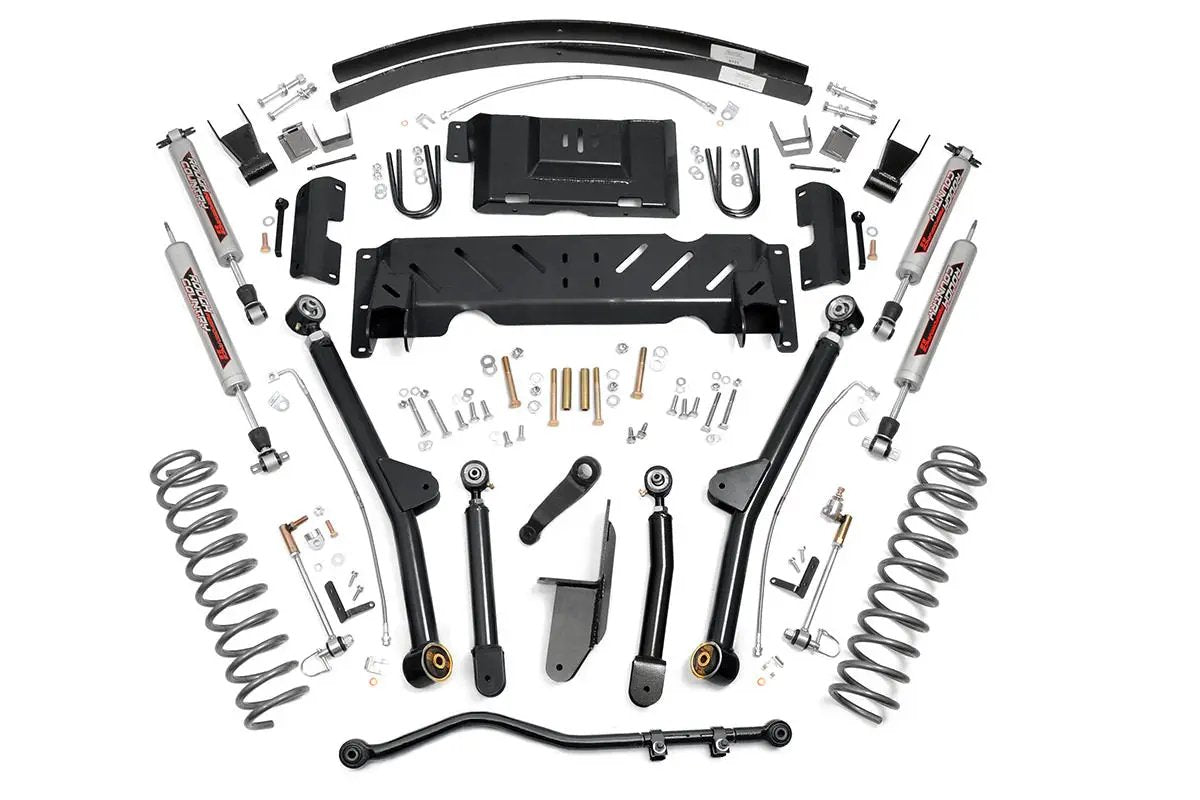 Rough Country 4.5 Inch Lift Kit | Long Arm | AAL | NP242 | Jeep Cherokee XJ 4WD (1984-2001) by Rough Country
