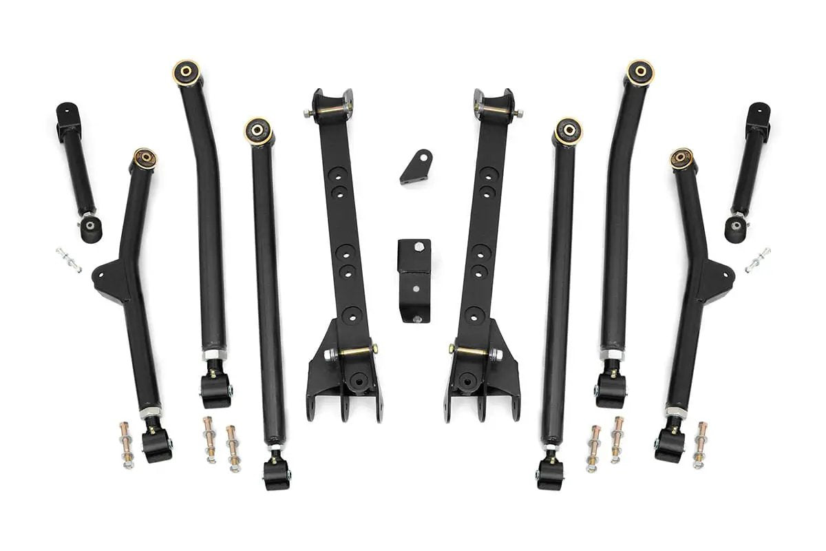 Rough Country Long Arm Upgrade Kit | 4-6 Inch Lift | Jeep Wrangler TJ 4WD (1997-2006) by Rough Country