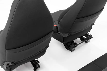 Rough Country Seat Covers | Front and Rear | Jeep Wrangler TJ 4WD (1997-2002) by Rough Country