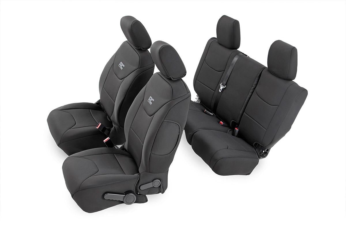 Fundas para asientos | Delanteros y Traseros | 4 Puertas | Jeep Wrangler Unlimited 4WD (13-18)