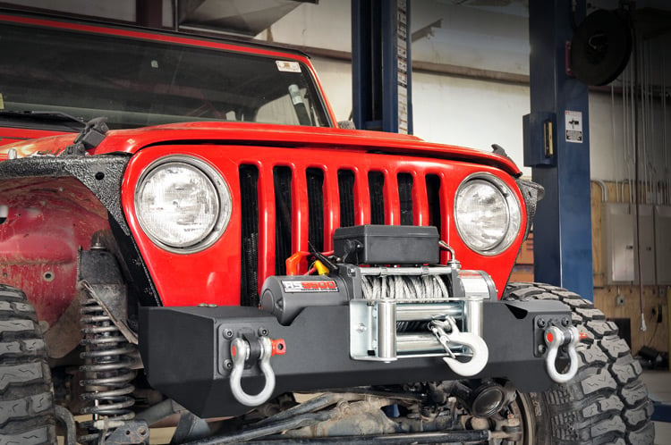 Буксировочные скобы и крепления | TJ Stubby | Лебедка XJ | Jeep Cherokee XJ (84-01)/Wrangler TJ (97-06)