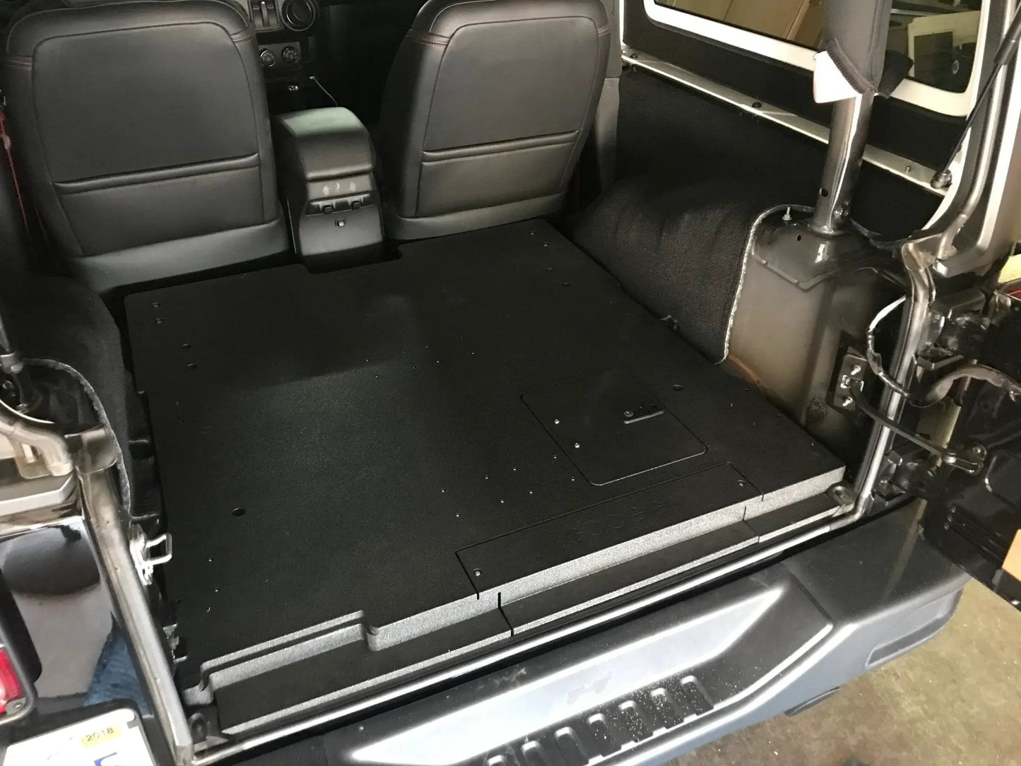 Jeep Wrangler 2007-2018 JK 2 Door - Rear Plate Systems by Goose Gear