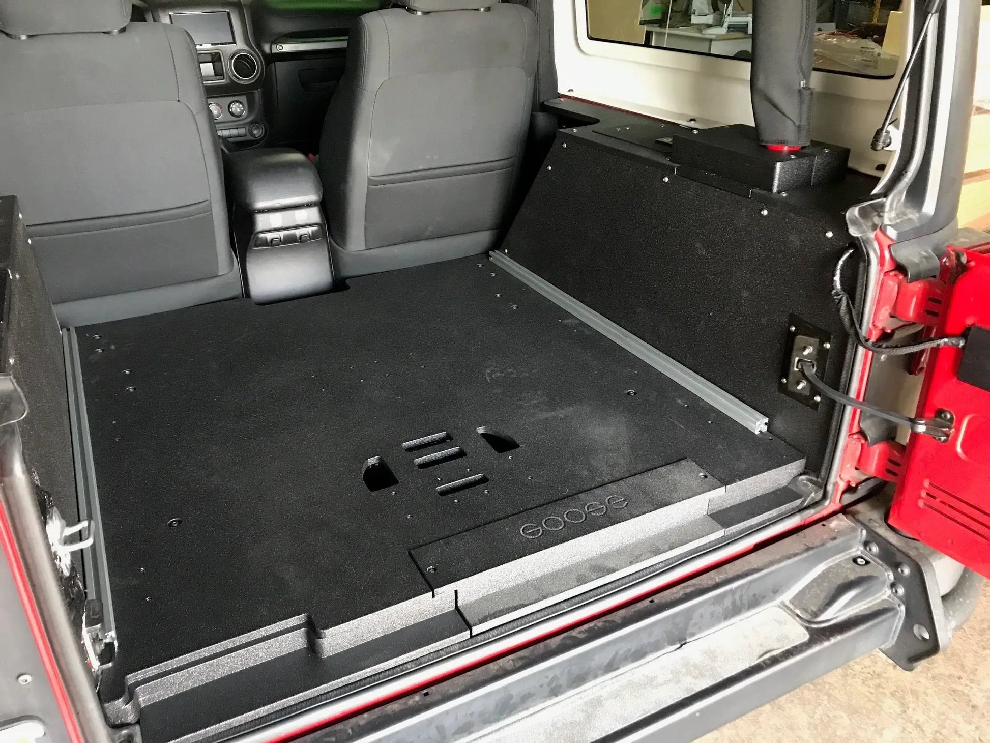 Jeep Wrangler 2007-2018 JK 2 Door - Side Cubbies by Goose Gear