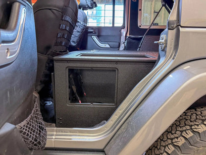Jeep - Wrangler - 2007-2018 - JKU - 4 Door - Explore Series - Second Row Seat Delete Plate System - Second Row - Module Based - 8" Module by Goose Gear