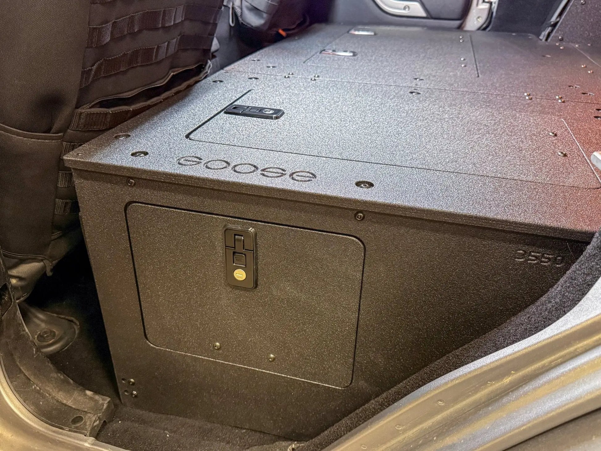 Jeep - Wrangler - 2007-2018 - JKU - 4 Door - Explore Series - Second Row Seat Delete Plate System - Second Row - Module Based - 8" Module by Goose Gear