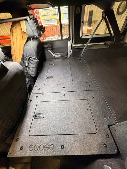 Jeep - Wrangler - 2007-2018 - JKU - 4 Door - Explore Series - Second Row Seat Delete Plate System - Second Row - Module Based - 8" Module by Goose Gear