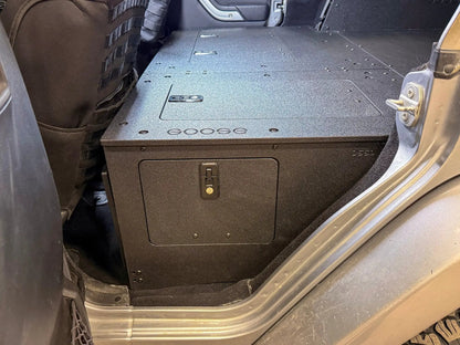 Jeep - Wrangler - 2007-2018 - JKU - 4 Door - Explore Series - Second Row Seat Delete Plate System - Second Row - Module Based - 8" Module by Goose Gear