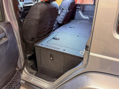 Jeep - Wrangler - 2007-2018 - JKU - 4 Door - Explore Series - Second Row Seat Delete Plate System - Second Row - Module Based - 8" Module by Goose Gear
