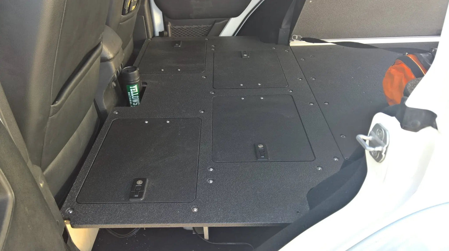 Legacy Product - Jeep Wrangler 2007-2018 JKU 4 Door - Second Row Seat Delete Plate System by Goose Gear