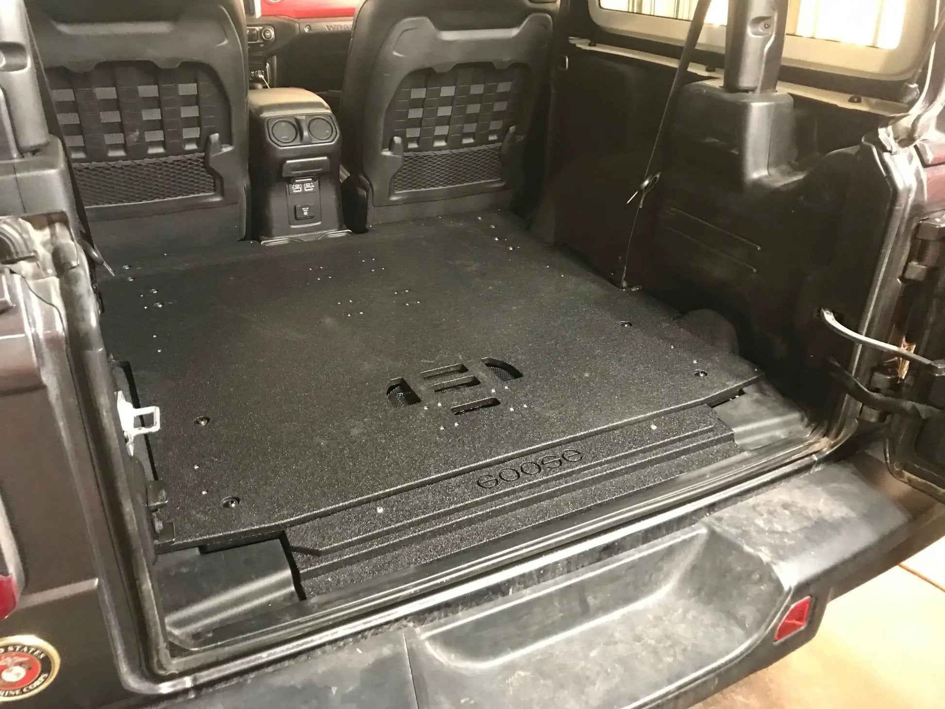 Jeep Wrangler 2018-2023 JL 2 Door - Rear Plate System by Goose Gear