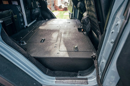 Legacy Product - Jeep Wrangler 4 Door Second Row Seat Delete Plate System - Infill Panels by Goose Gear