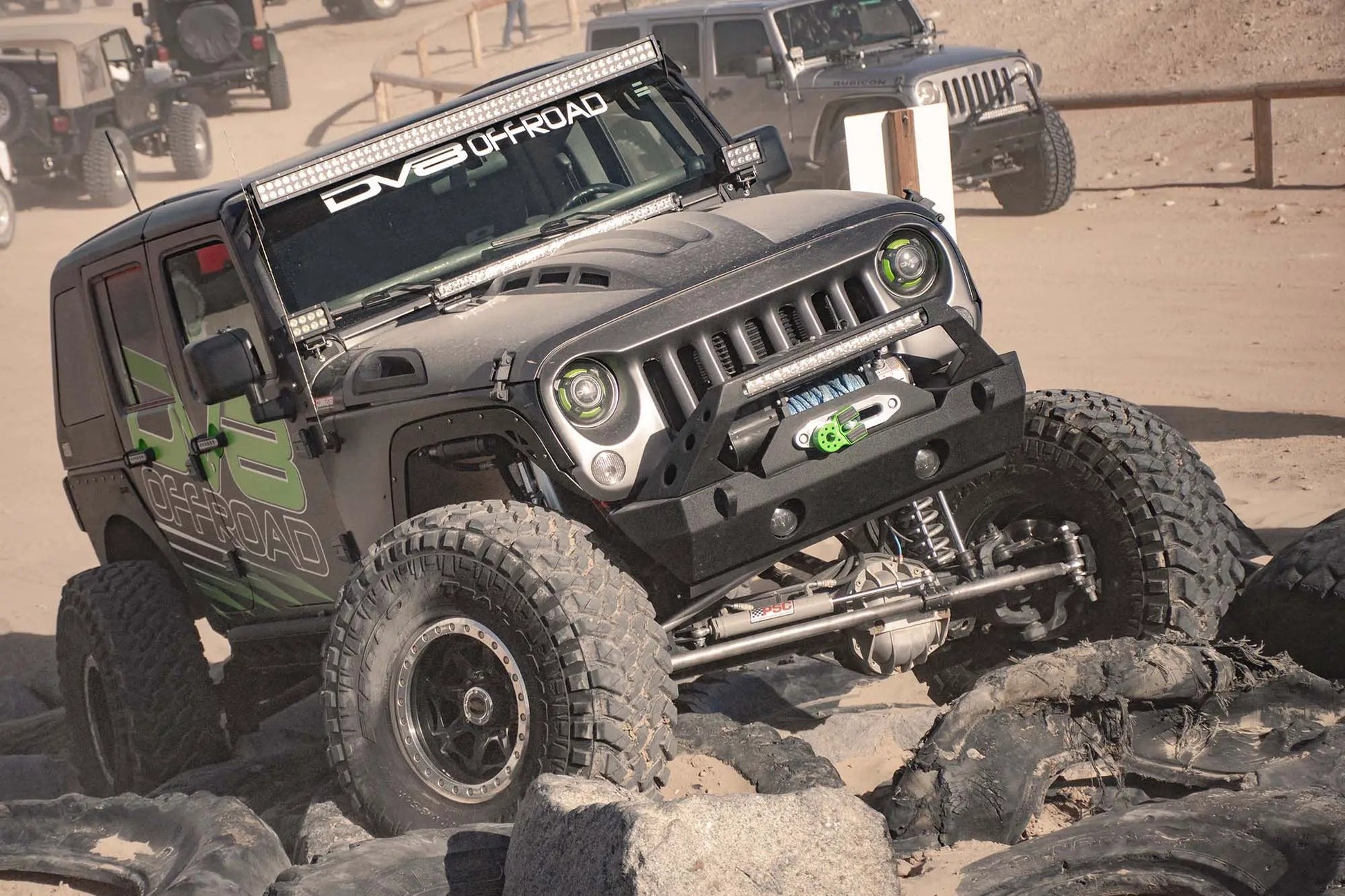 DV8 Offroad Jeep JK Heat Dispersion Hood by DV8 Offroad