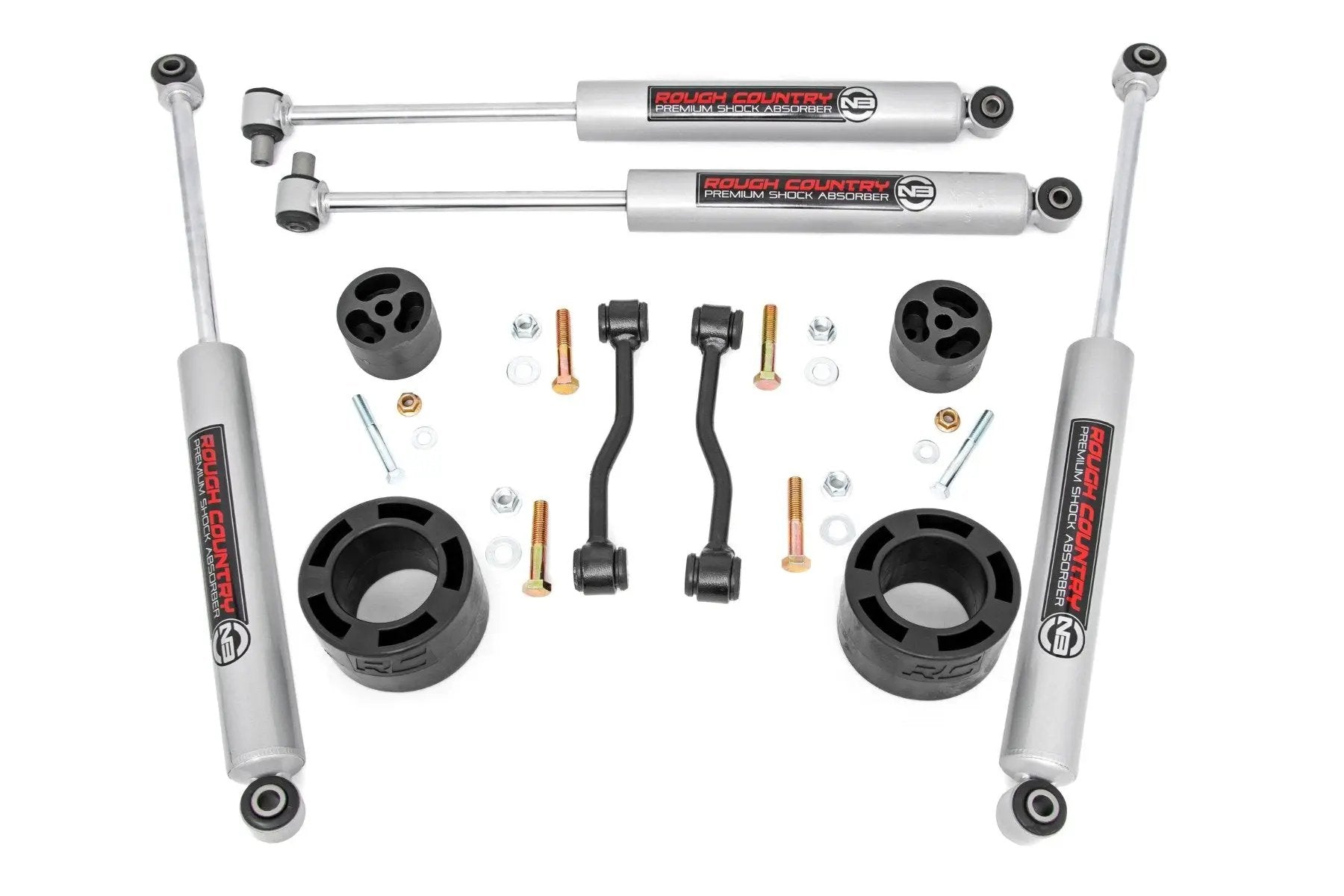 Rough Country 2.5 Inch Leveling Kit | Spacers | N3 | Jeep Gladiator JT 4WD (2024-2025) by Rough Country