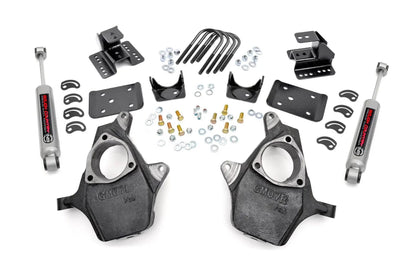 Rough Country Lowering Kit | Knuckle | 2"FR | 4"RR | Chevy/GMC 1500 (07-14) by Rough Country