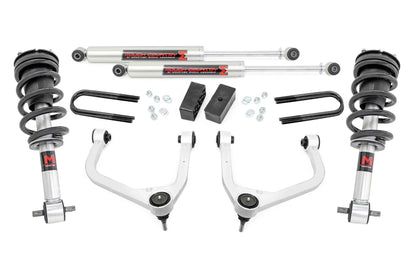 Rough Country 3.5 Inch Lift Kit | Mono Leaf Rear | M1 Struts/M1 | GMC Sierra 1500 (19-24) by Rough Country