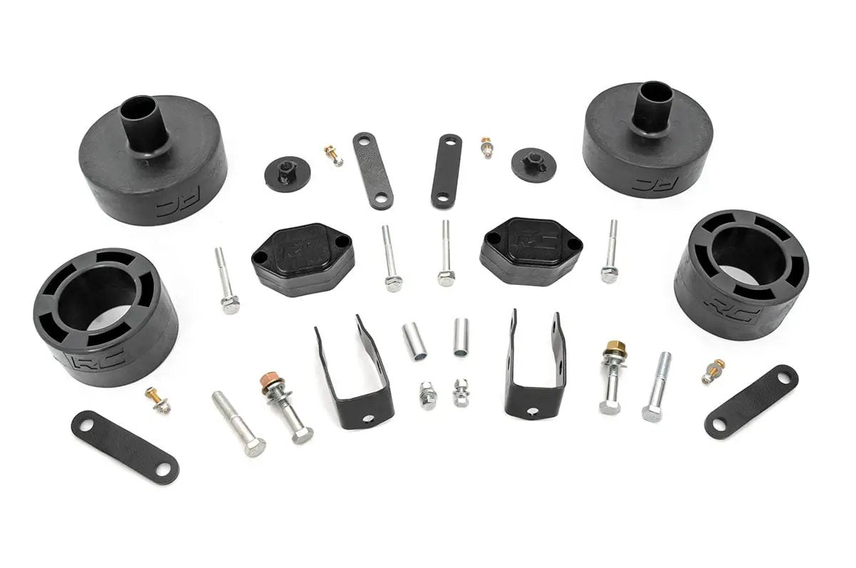 Rough Country 2.5 Inch Lift Kit | Spacers | Jeep Wrangler JK/Wrangler Unlimited (2007-2018) by Rough Country
