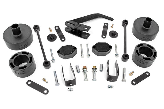 Rough Country 2.5 Inch Lift Kit | Spacers | Series II | Jeep Wrangler JK/Wrangler Unlimited (07-18)