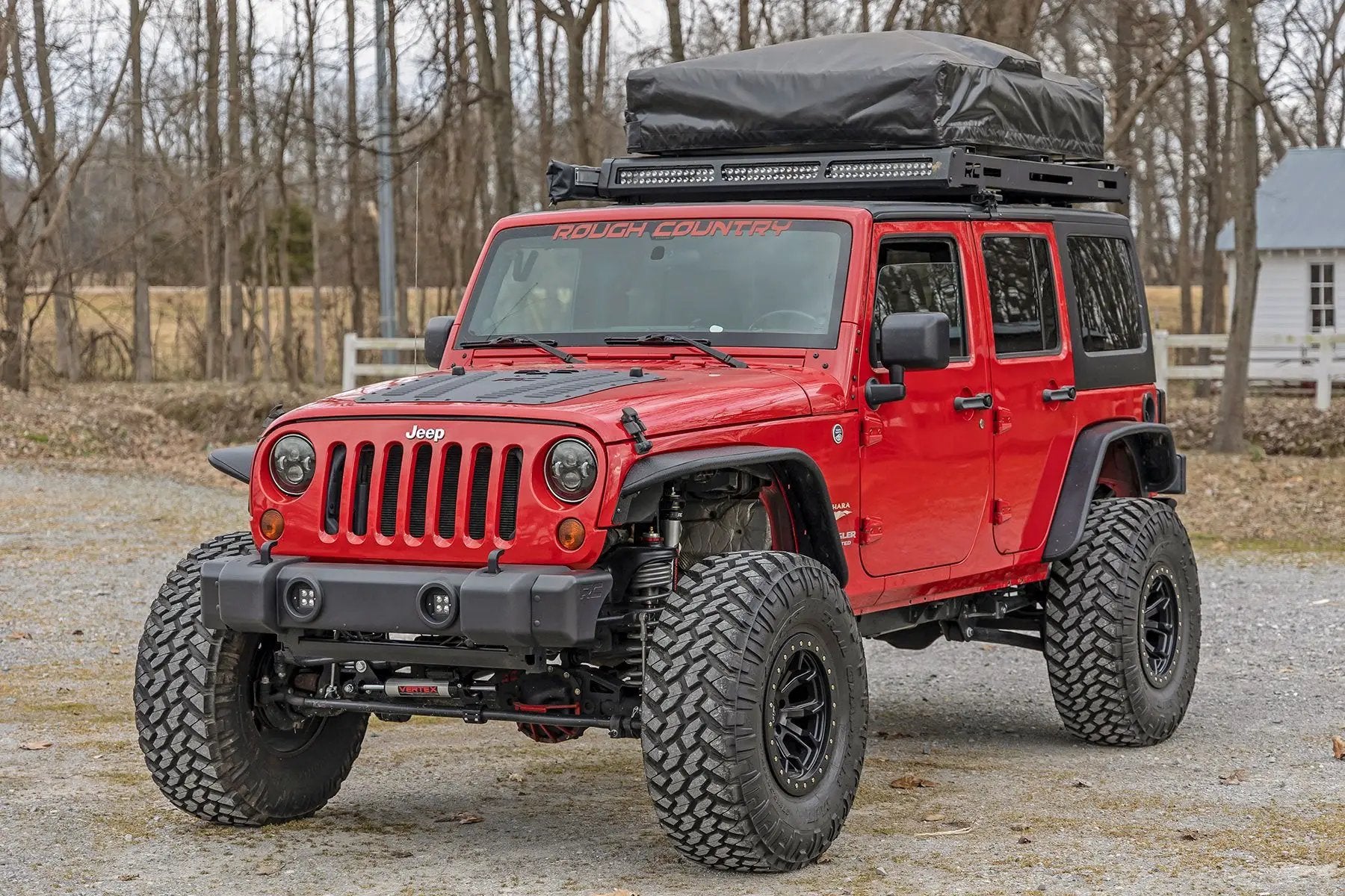 Rough Country Front Bumper Caps | Jeep Wrangler JK/Wrangler Unlimited (2007-2018) by Rough Country
