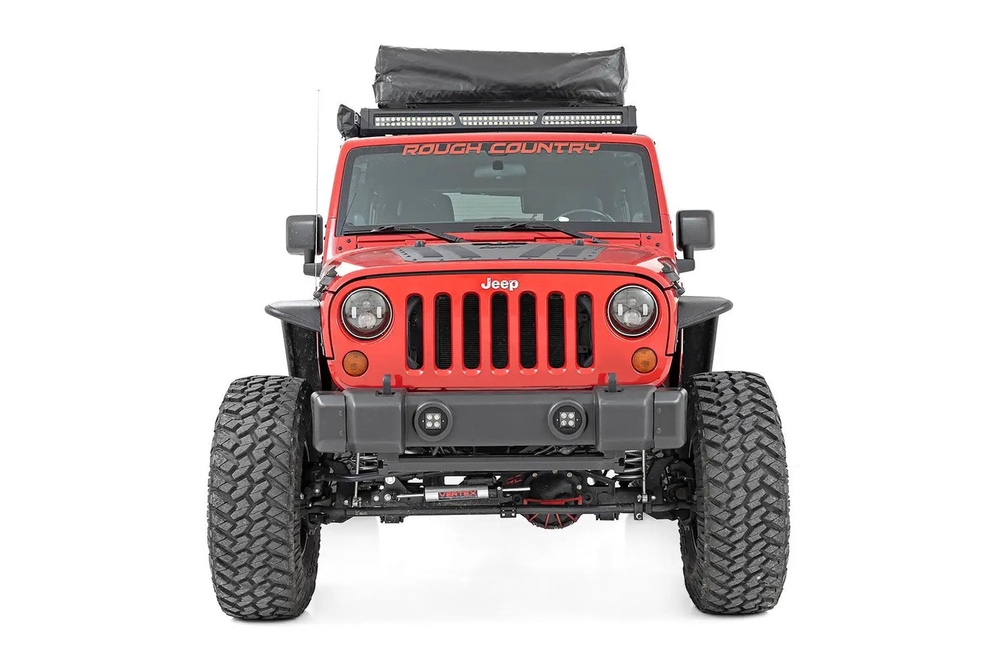 Rough Country Front Bumper Caps | Jeep Wrangler JK/Wrangler Unlimited (2007-2018) by Rough Country