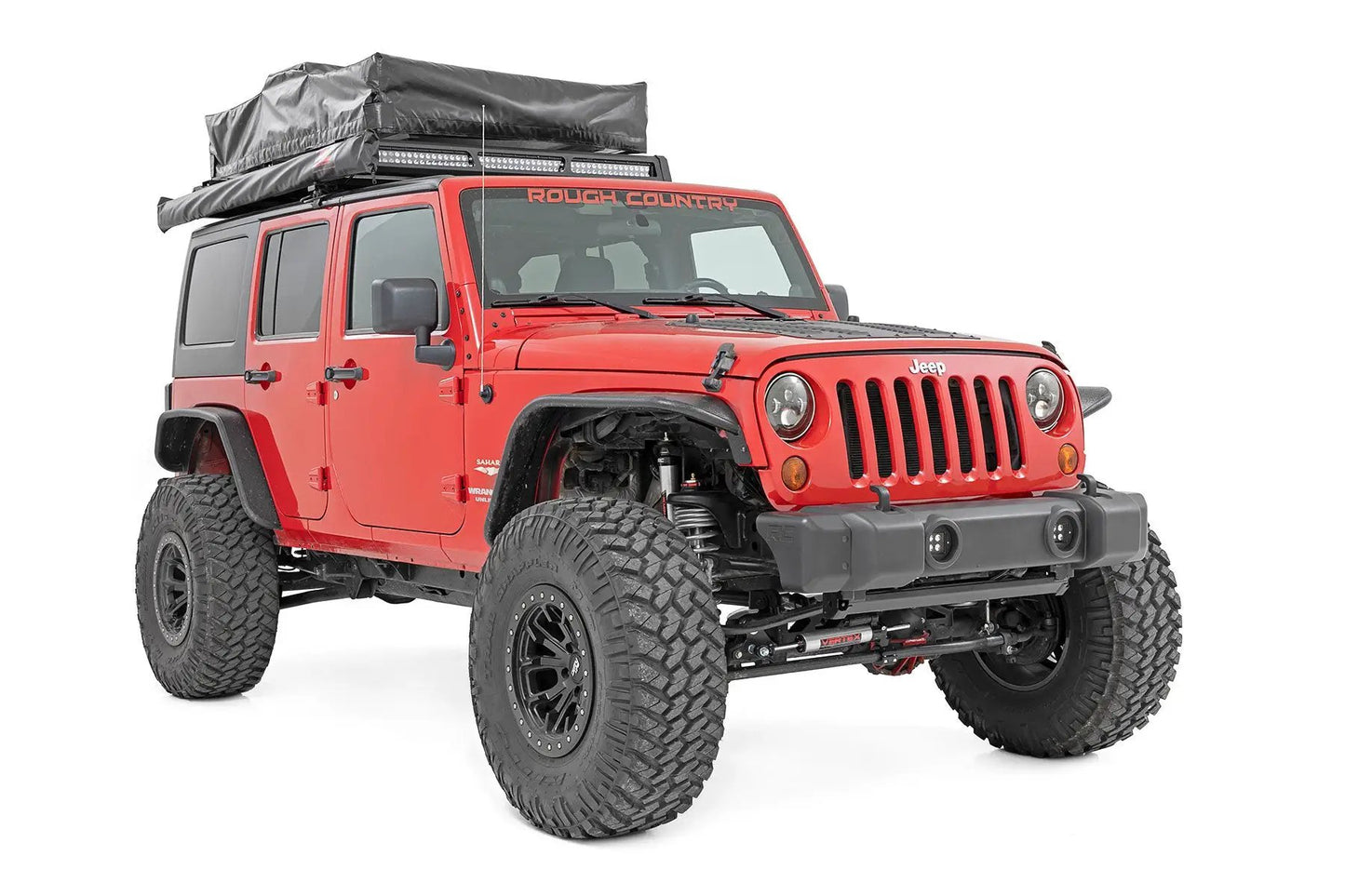 Rough Country Front Bumper Caps | Jeep Wrangler JK/Wrangler Unlimited (2007-2018) by Rough Country