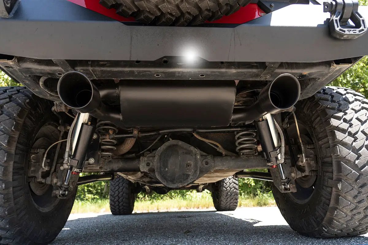 Rough Country Performance Exhaust | Dual Outlet | Jeep Wrangler JK/Wrangler Unlimited (07-18) by Rough Country