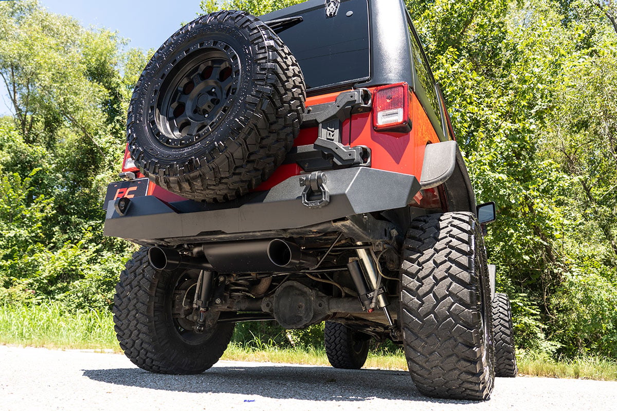 Rough Country Performance Exhaust | Dual Outlet | Jeep Wrangler JK/Wrangler Unlimited (07-18) by Rough Country