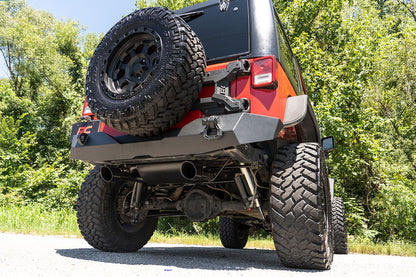 Rough Country Performance Exhaust | Dual Outlet | Jeep Wrangler JK/Wrangler Unlimited (07-18) by Rough Country