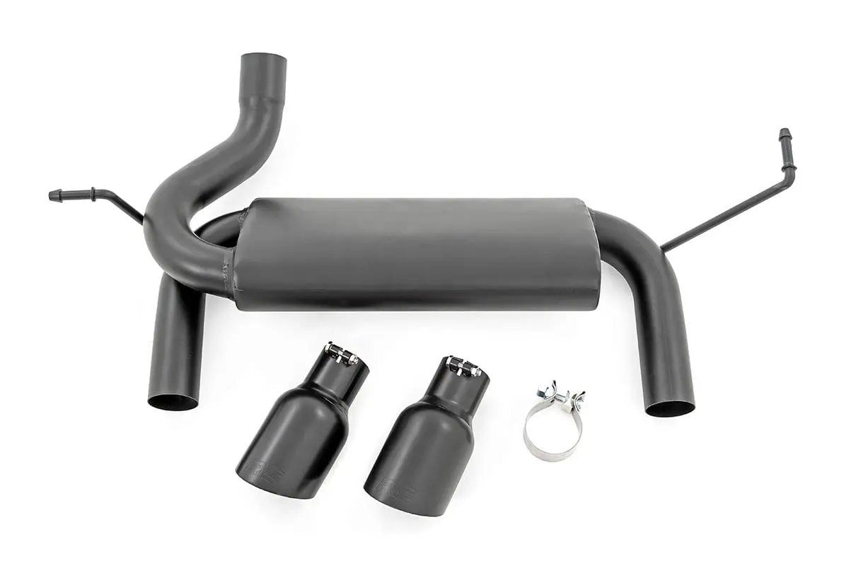 Rough Country Performance Exhaust | Dual Outlet | Jeep Wrangler JK/Wrangler Unlimited (07-18) by Rough Country