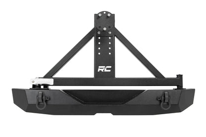 Rough Country Rear Bumper | Rock Crawler | Tire Carrier | Jeep Wrangler JK/Wrangler Unlimited (07-18) by Rough Country