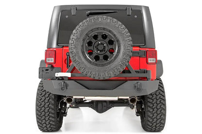 Rough Country Rear Bumper | Rock Crawler | Tire Carrier | Jeep Wrangler JK/Wrangler Unlimited (07-18) by Rough Country