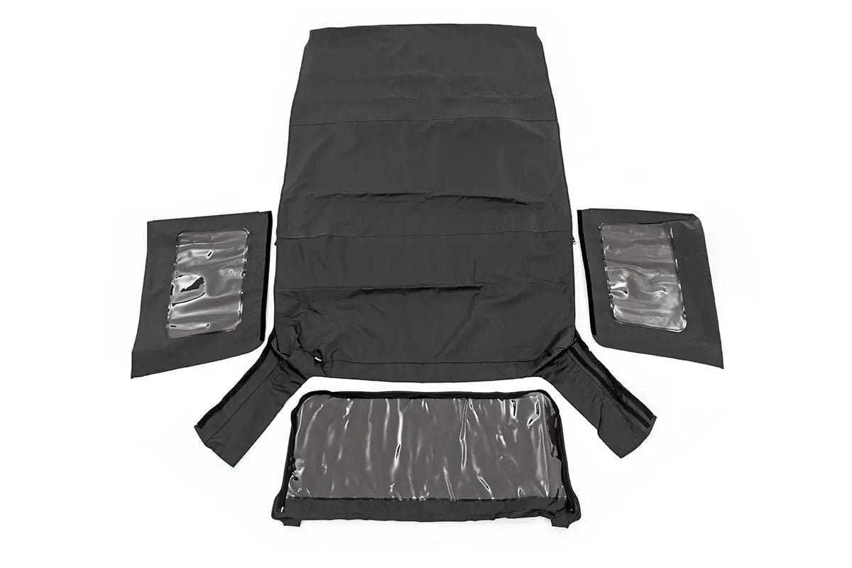 Rough Country Soft Top | Replacement | Black | 4 Door | Jeep Wrangler Unlimited (10-18) by Rough Country