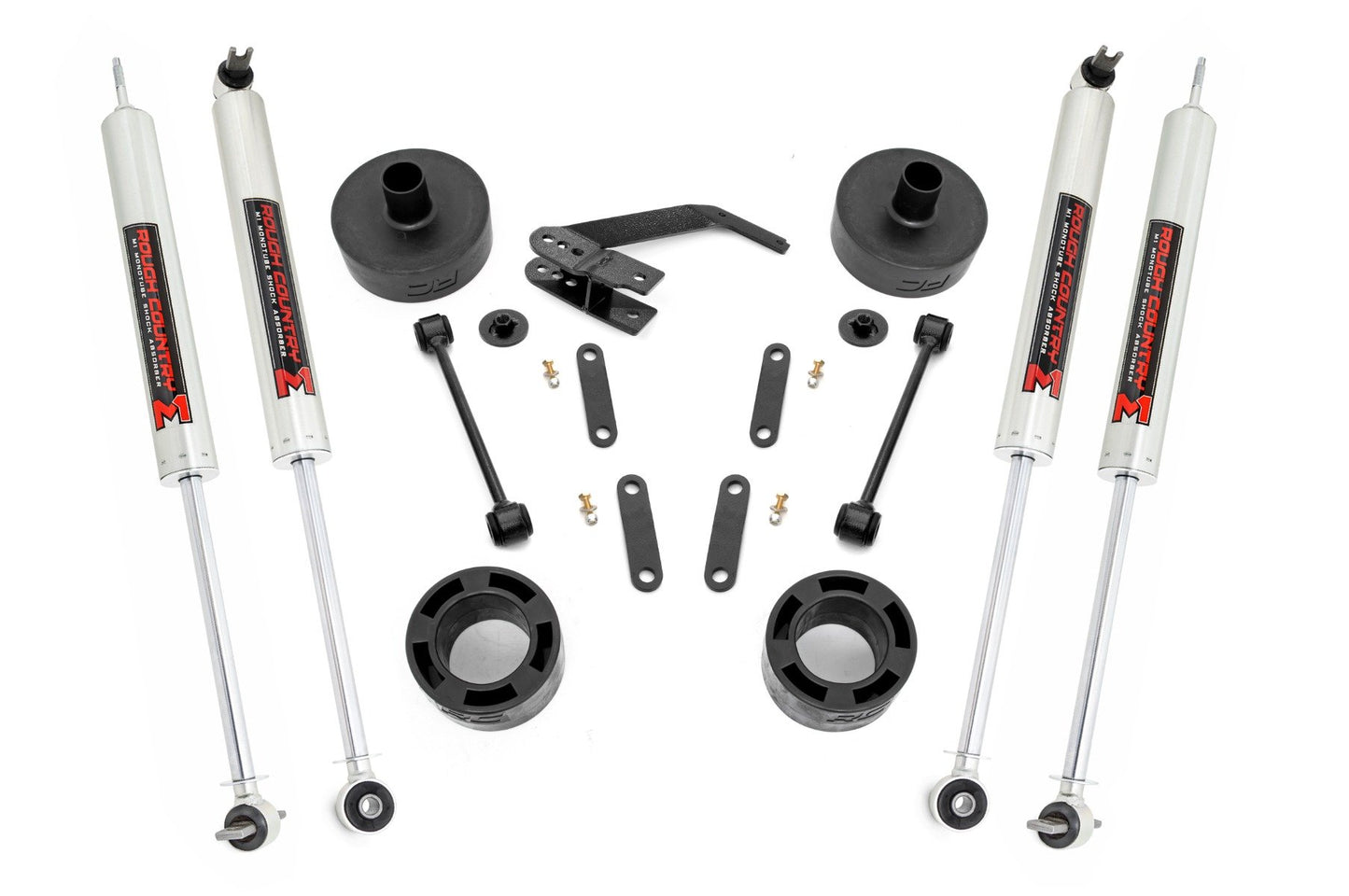 Rough Country 2.5 Inch Lift Kit | Spacers | M1 | Jeep Wrangler JK/Wrangler Unlimited  (07-18)