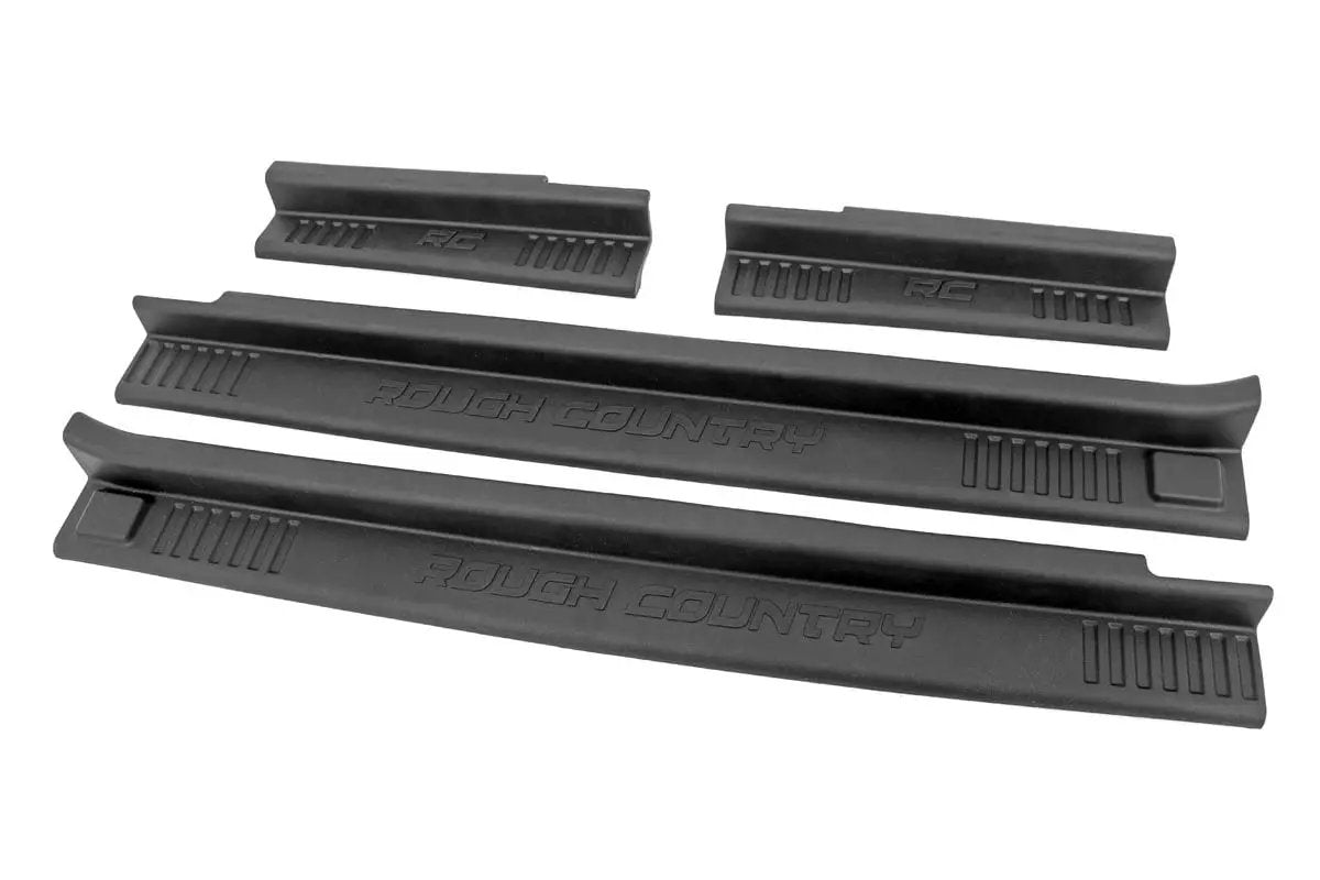 Rough Country Entry Guards | Front and Rear | Jeep Wrangler Unlimited 2WD/4WD (2007-2018) by Rough Country