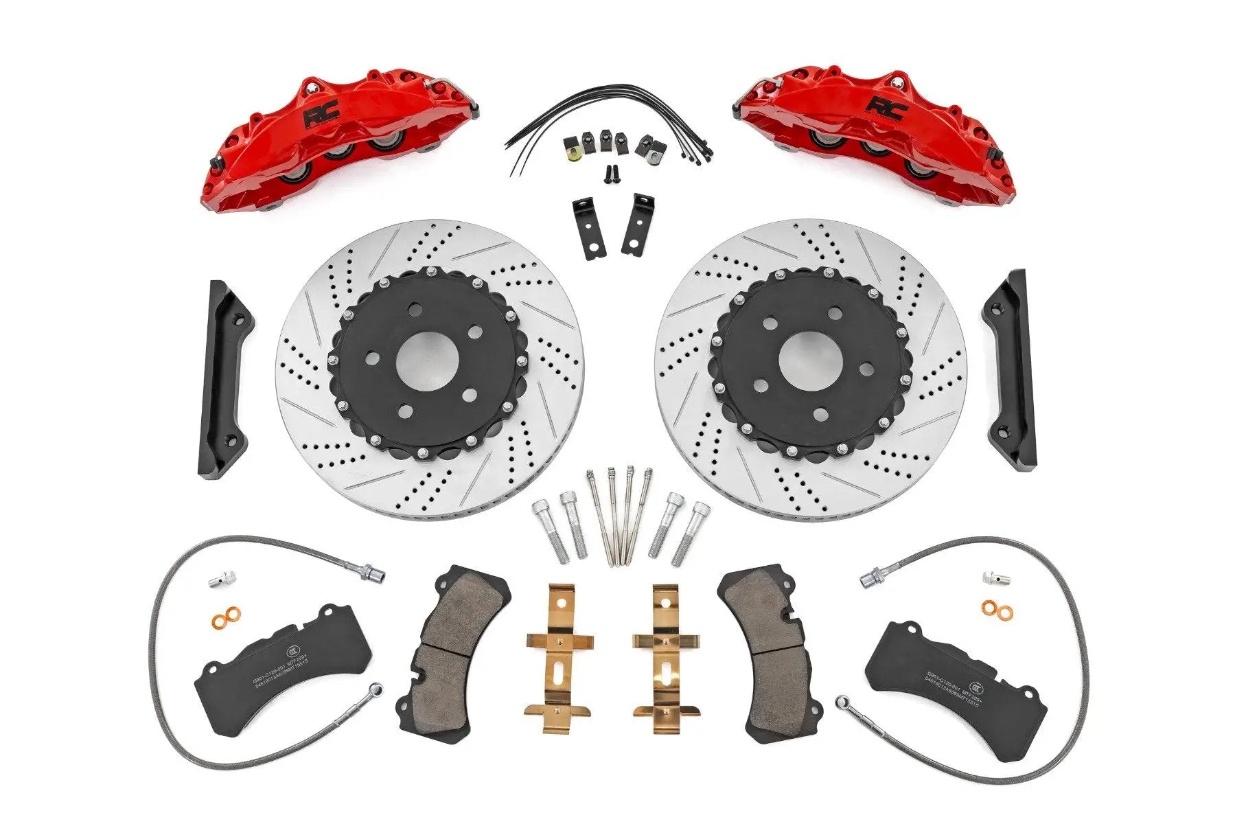 Rough Country Performance Brake System | Front | Jeep Wrangler JK/Wrangler Unlimited (07-18) by Rough Country