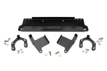 Rough Country Winch Mounting Plate | Factory Bmpr | Jeep Wrangler JK/Wrangler Unlimited (07-18) by Rough Country