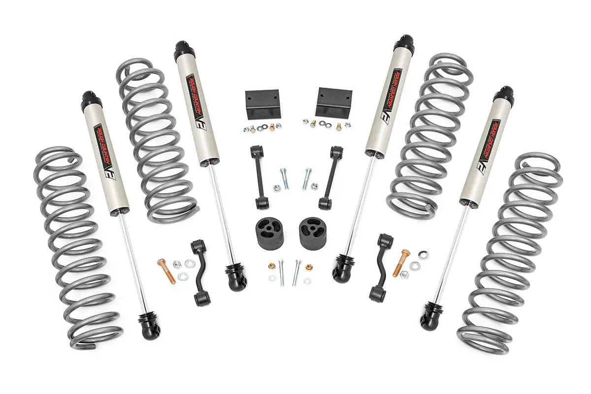 Rough Country 2.5 Inch Lift Kit | Coils | V2 | Jeep Wrangler Unlimited 4WD (2024-2026) by Rough Country