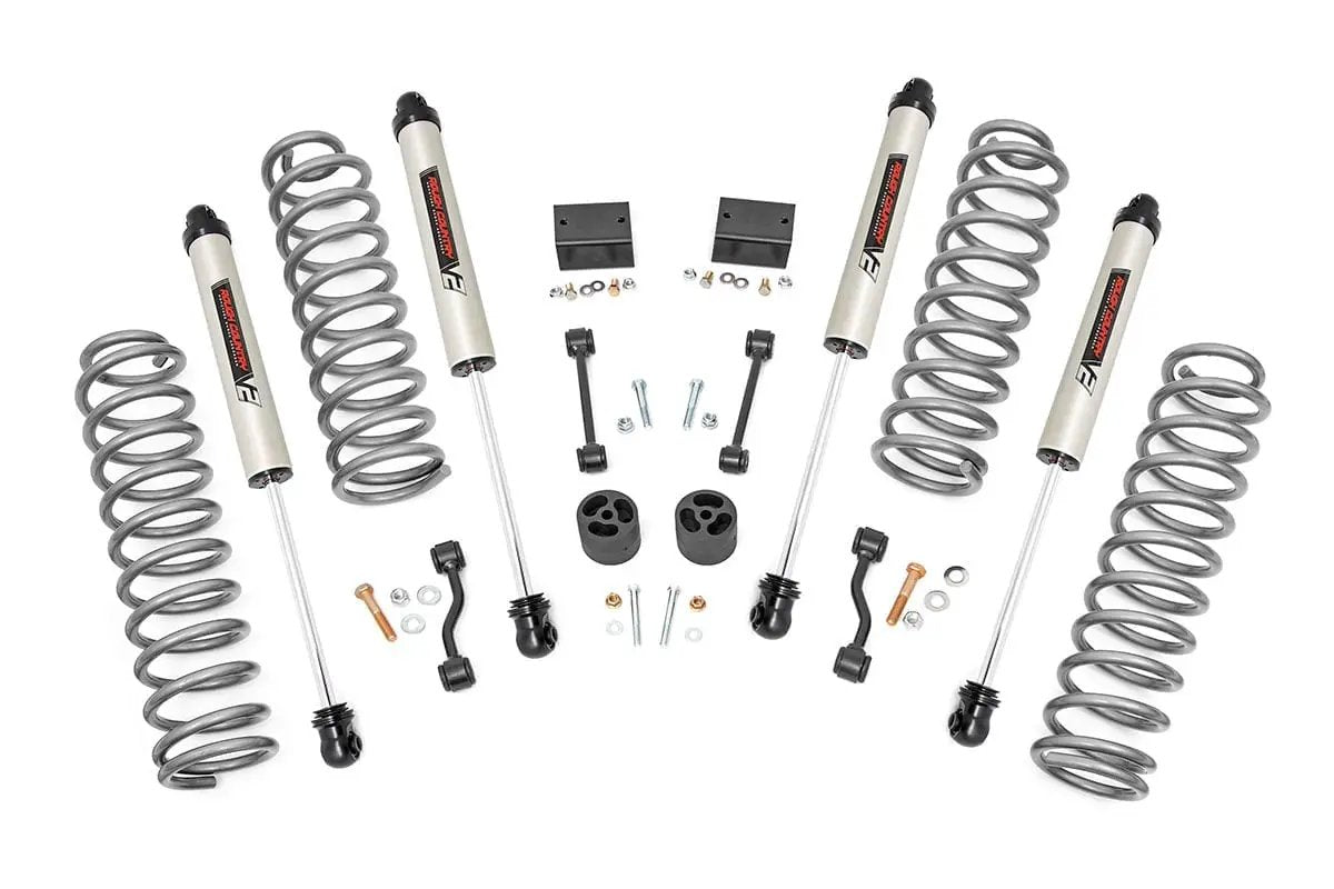 Rough Country 2.5 Inch Lift Kit | Coils | V2 | Jeep Wrangler Unlimited 4WD (2024-2026) by Rough Country