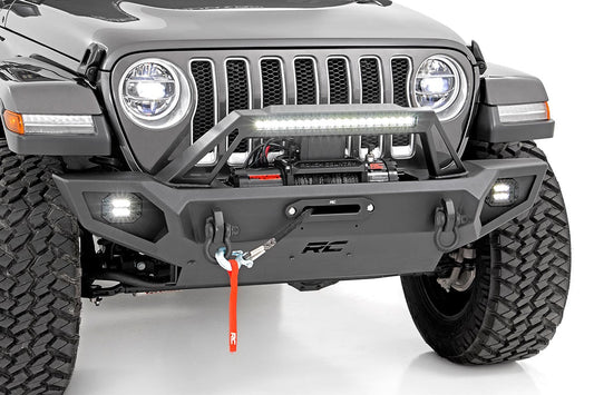 Rough Country Front Winch Bumper | Jeep Gladiator JT/Wrangler JK & JL/Wrangler Unlimited