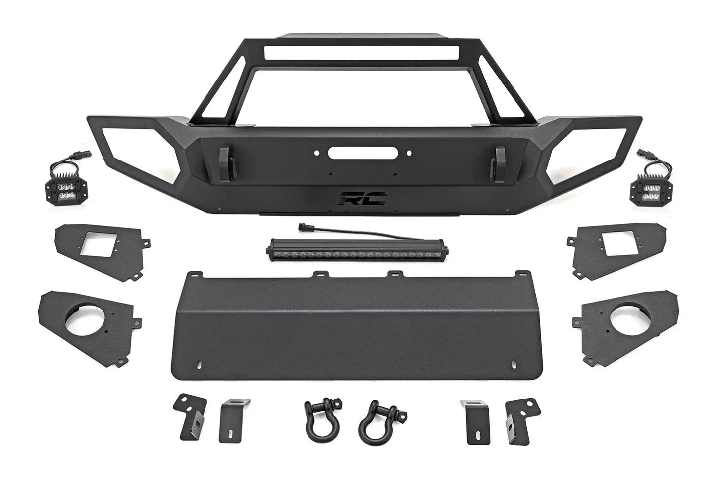 Rough Country Front Winch Bumper | Jeep Gladiator JT/Wrangler JK & JL/Wrangler Unlimited by Rough Country