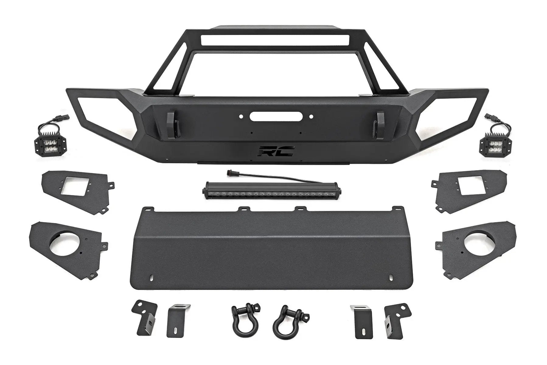 Rough Country Front Winch Bumper | Jeep Gladiator JT/Wrangler JK & JL/Wrangler Unlimited by Rough Country