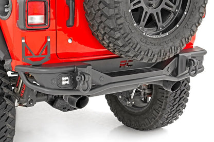 Rough Country Rear Bumper | Tubular | Jeep Wrangler JL (18-26)/Wrangler Unlimited (18-26) by Rough Country
