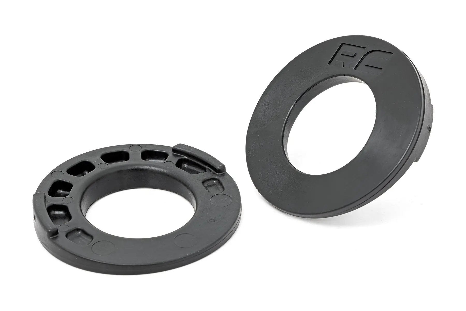 Rough Country Rear Coil Spring Correction Plates | Jeep Wrangler JK/Wrangler Unlimited (07-18) by Rough Country